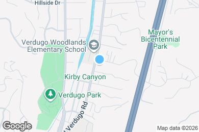 Map image of the property - 1734 N Verdugo Rd