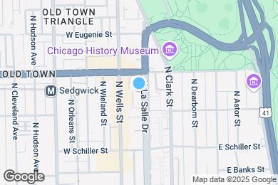 Map image of the property - 1540 N La Salle Dr