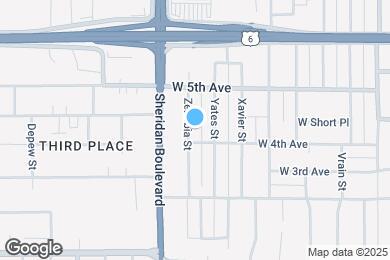 Map image of the property - 420 Zenobia St