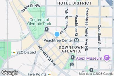 Map image of the property - 123 Luckie St NW