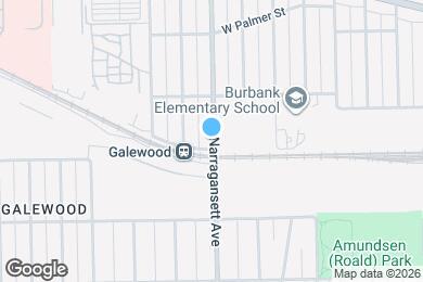 Map image of the property - 2014 N Narragansett Ave