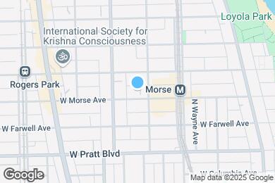 Map image of the property - 1515 W Morse Ave