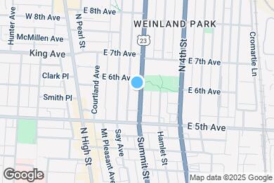 Map image of the property - 1271 Summit St