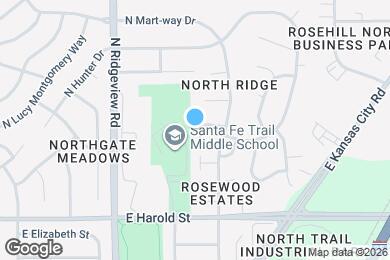 Map image of the property - 1414 E Mart-Way Cir