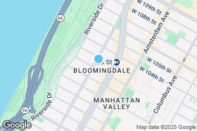 Map image of the property - 866 W End Ave