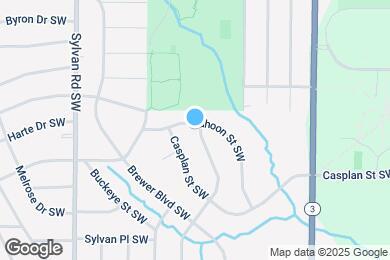 Map image of the property - 1679 Lisbon Dr SW