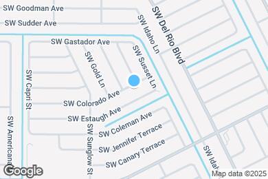 Map image of the property - 1026 SW Colorado Ave