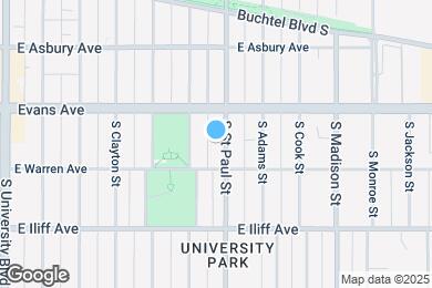 Map image of the property - 2153 S Saint Paul St