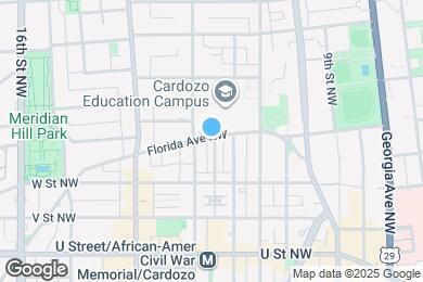 Map image of the property - 1248 Florida Ave NW