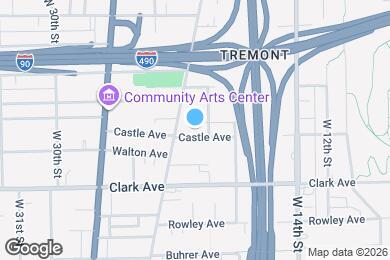 Map image of the property - 1714 Castle Ave