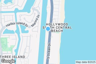 Map image of the property - 2200 S Ocean Dr