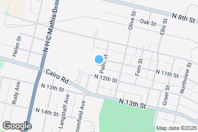 Map image of the property - 1111 Palm St