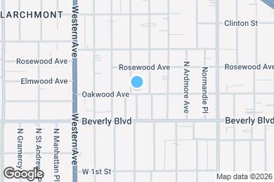 Map image of the property - 400 N Hobart Blvd