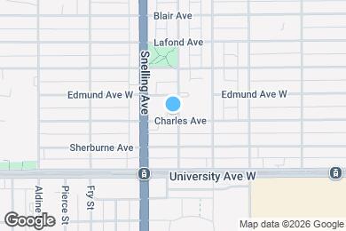 Map image of the property - 1541 Charles Ave
