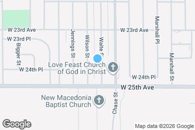 Map image of the property - 2414 Waite St