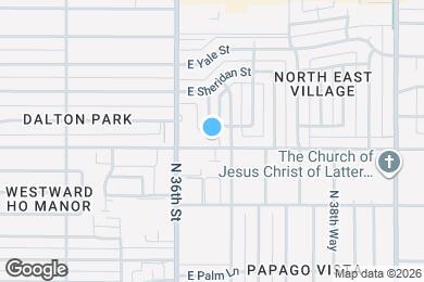 Map image of the property - 3630 E Oak St