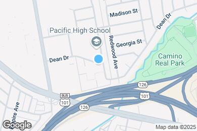 Map image of the property - 3700 Dean Dr