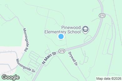 Map image of the property - 105 Marquette Drive