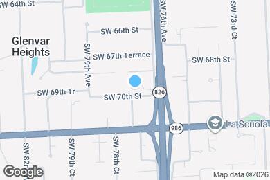 Map image of the property - 6950 SW 77th Ave
