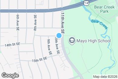 Map image of the property - 1358 10th Ave SE