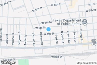 Map image of the property - 401 Shaw St