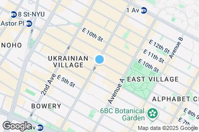 Map image of the property - 130 1st Ave
