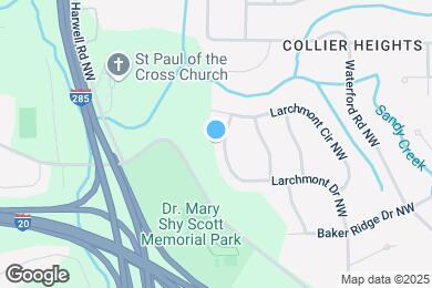 Map image of the property - 614 Larchmont Dr NW