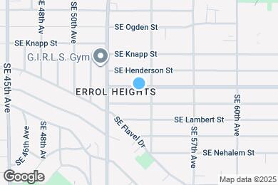 Map image of the property - 5324 SE Flavel St
