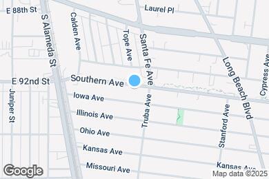 Map image of the property - 2558 Southern Ave