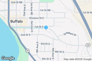 Map image of the property - 408 1st St S