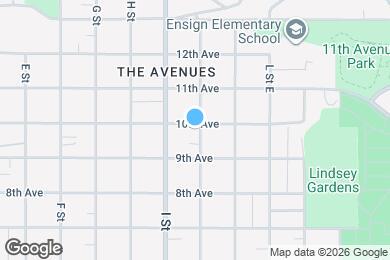 Map image of the property - 640 E 10th Ave