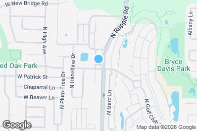 Map image of the property - 1652 N Oakhaven Pl