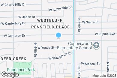 Map image of the property - 6750 W Cholla St