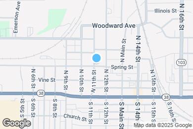 Map image of the property - 1102 Spring St