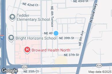 Map image of the property - 3901 NE 5th Ave