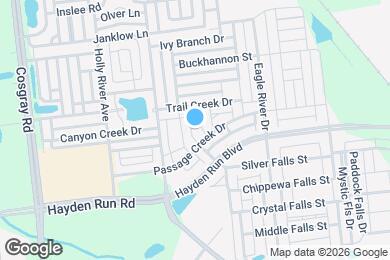 Map image of the property - 5451 Ruby Fork Dr