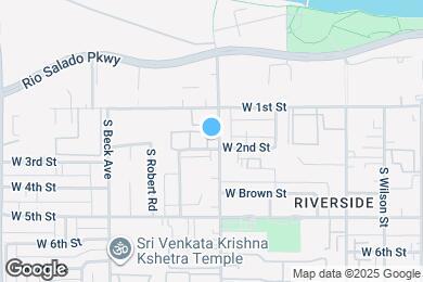 Map image of the property - 122 S Hardy Dr