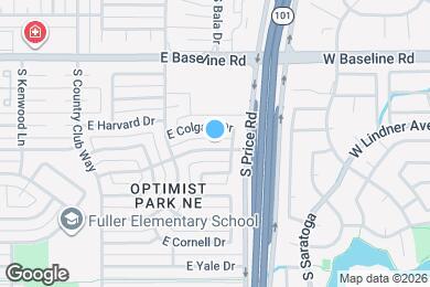 Map image of the property - 2130 E Radcliffe Dr