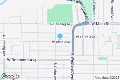 Map image of the property - 2003 W Alice Ave