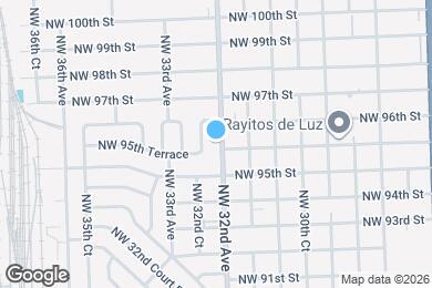 Map image of the property - 9560 NW 32nd Ave