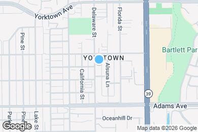Map image of the property - 1916 Delaware St