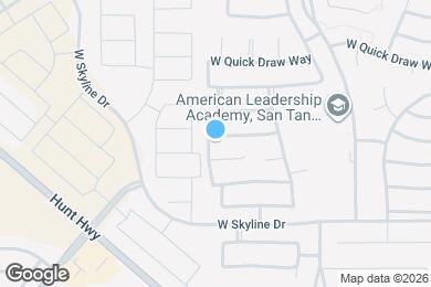 Map image of the property - 2693 W Gold Mine Way