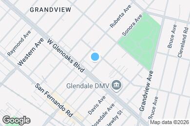 Map image of the property - 1119 Sonora Ave