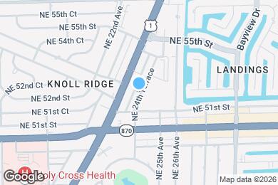 Map image of the property - 5201 NE 24th Terrace