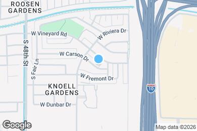 Map image of the property - 2240 W Carson Dr