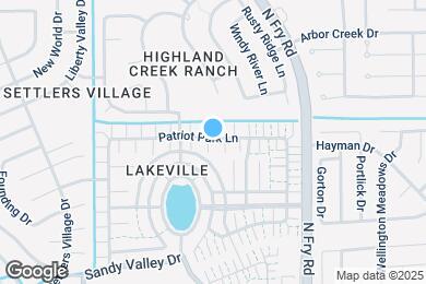 Map image of the property - 20703 Patriot Park Ln