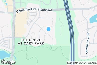 Map image of the property - 1662 Cary Reserve Dr