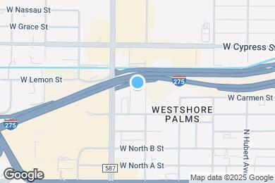 Map image of the property - WestShore Apartments