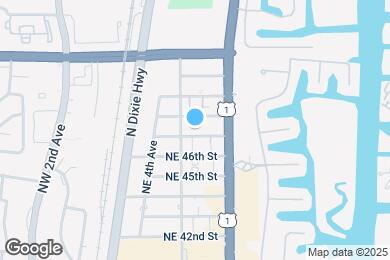Map image of the property - 523 NE 47th St