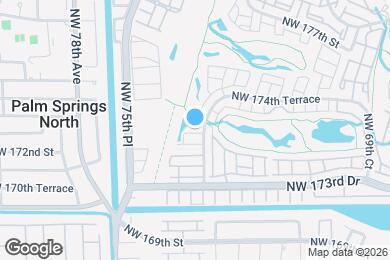 Map image of the property - 17362 NW 74th Ave